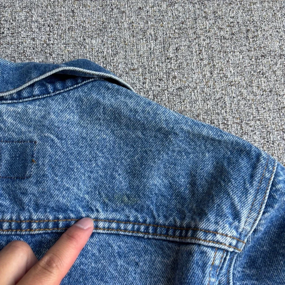Levi's Denim Type 3 Jacket Mens 38 M Blue Trucker Made in USA Vintage 4-Pocket